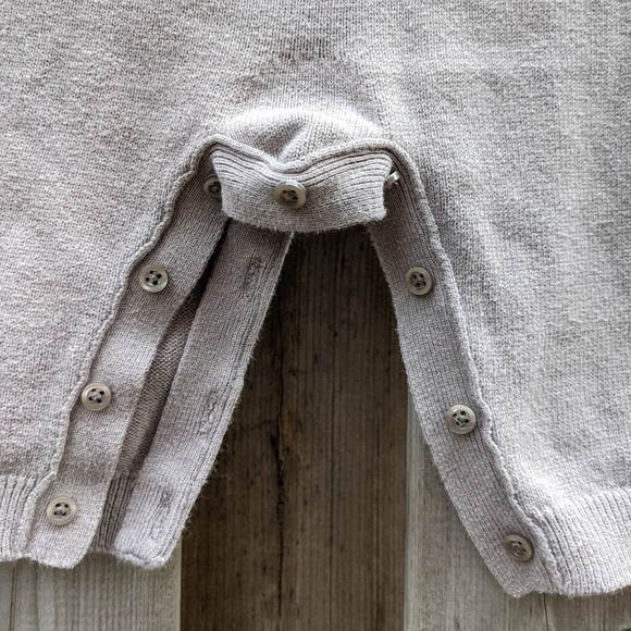 𝅺baby GAP raccoon knit onesie one piece romper - Picture 3 of 5